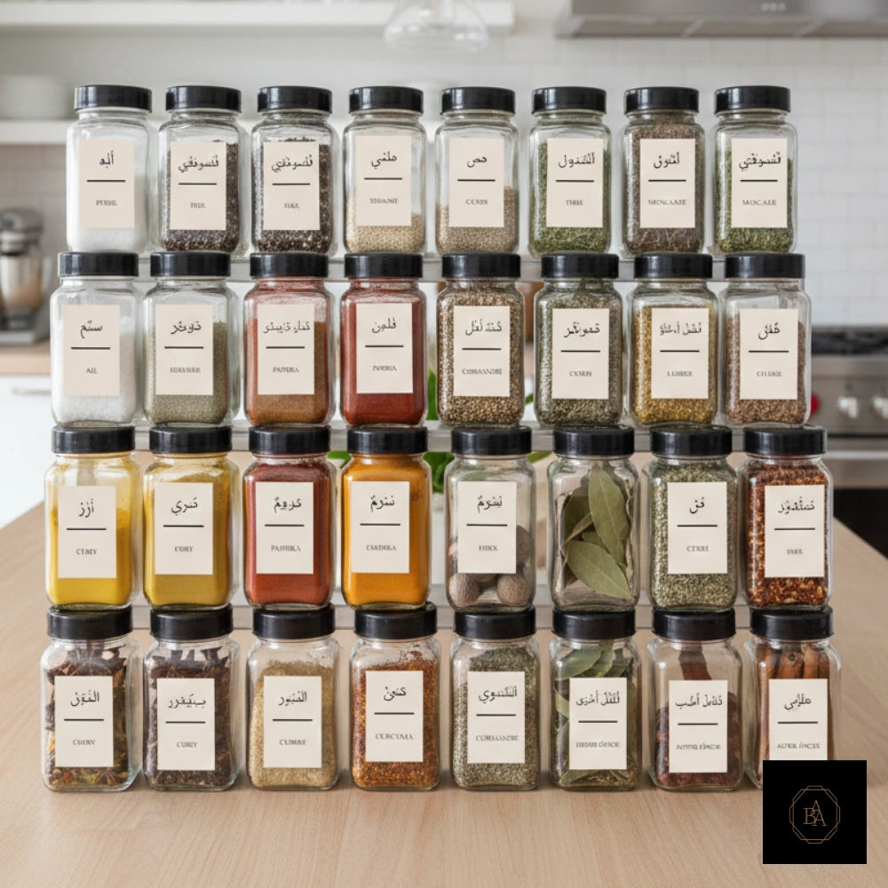 Étiquettes Épices (Rectangles)