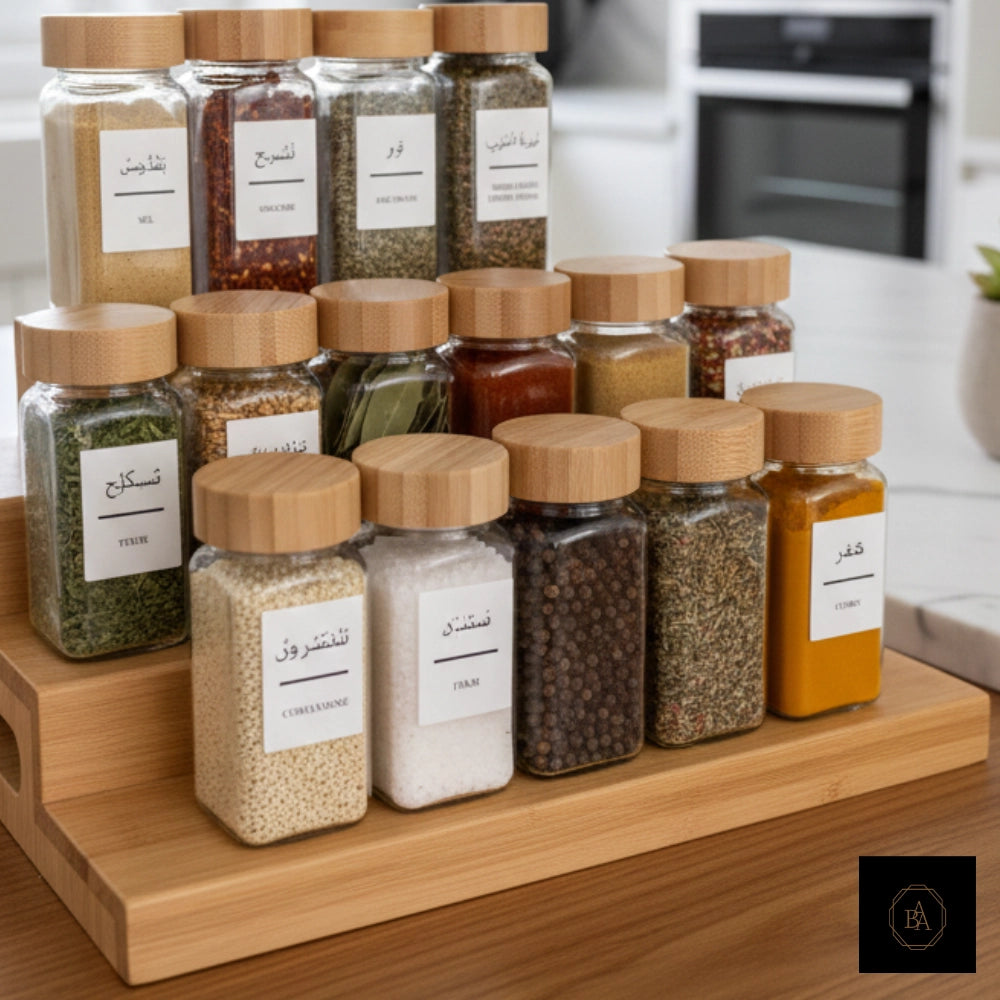 Étiquettes Épices (Carrées)