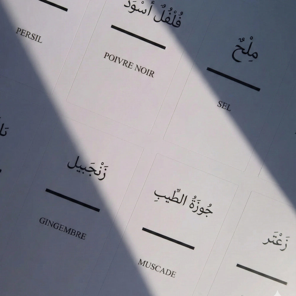 Étiquettes Épices (Rectangles)